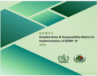 Detailed Roles & Responsibility Matrix for Implementation of NDMP- III